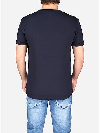 T-shirt met textuur - Frilivin