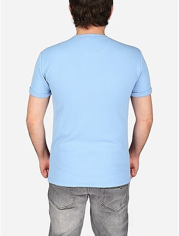 T-shirt met textuur - Frilivin