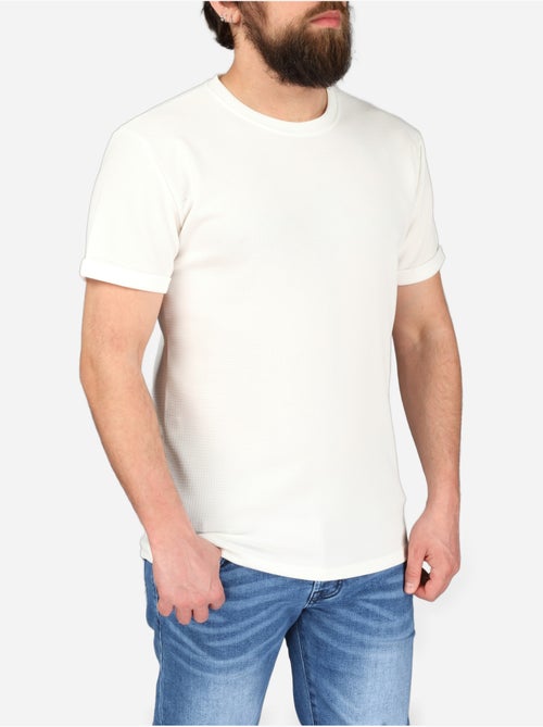 T-shirt met textuur - Frilivin - Kiabi T-shirt met textuur - Frilivin - Kiabi