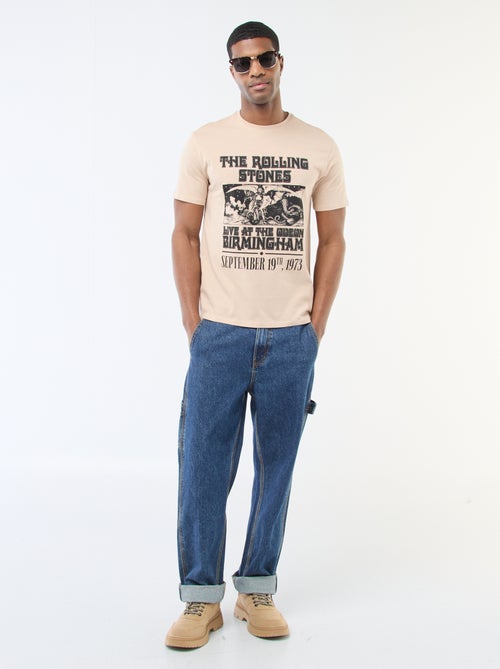 T-shirt met 'The Rolling Stones'-print - Kiabi