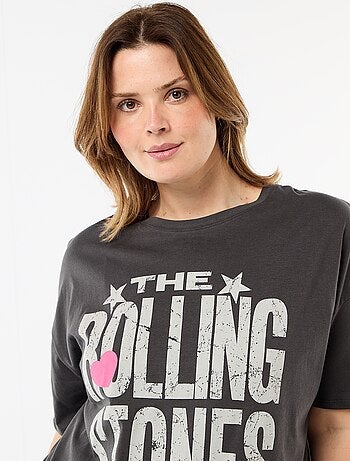 T-shirt met 'The Rolling Stones' print en korte mouwen