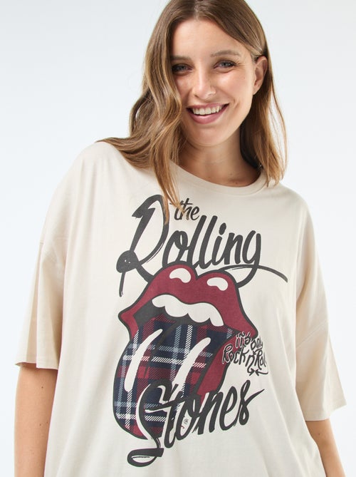 T-shirt met 'The Rolling Stones'-print - Kiabi