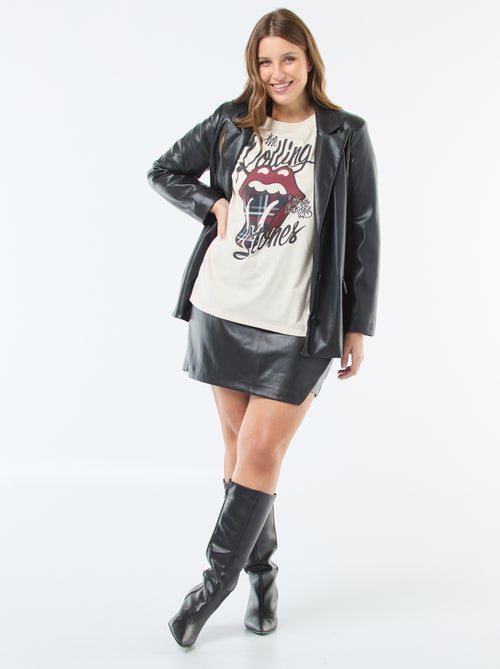 T-shirt met 'The Rolling Stones'-print - Kiabi