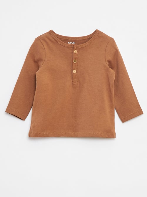 T-shirt met tuniekhals - Kiabi