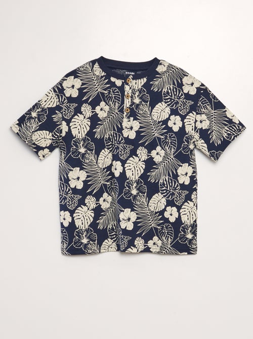 T-shirt met tuniekhals - Kiabi