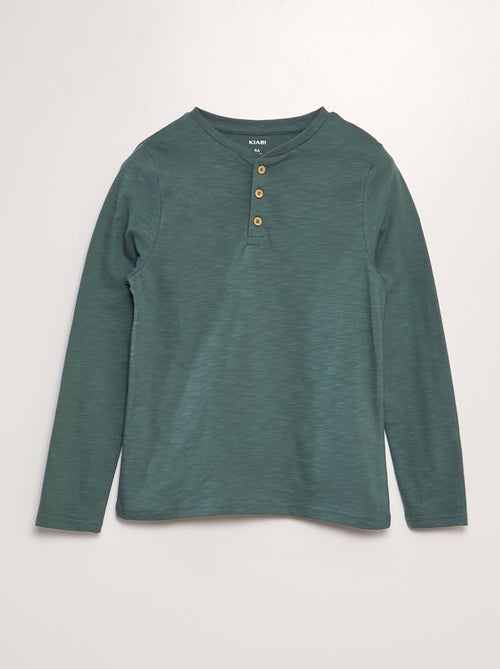 T-shirt met tuniekhals - Kiabi
