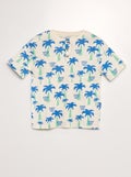 T-shirt met tuniekhals WIT - Kiabi