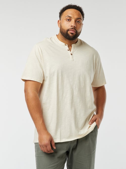 T-shirt met tuniekhals - Kiabi