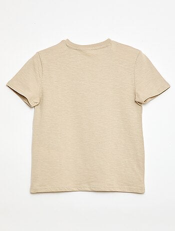 T-shirt met tuniekkraag