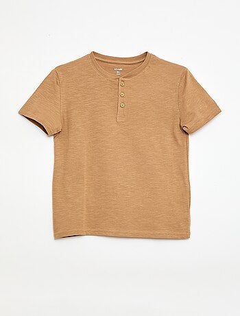 T-shirt met tuniekkraag