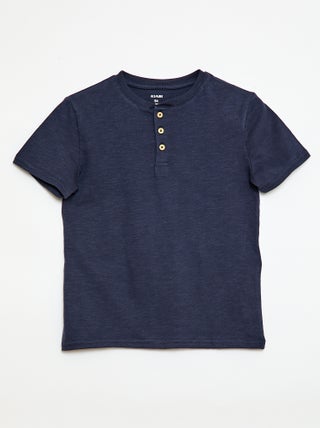 T-shirt met tuniekkraag