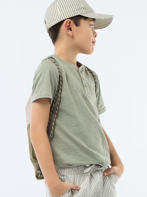 T-shirt met tuniekkraag - Kiabi