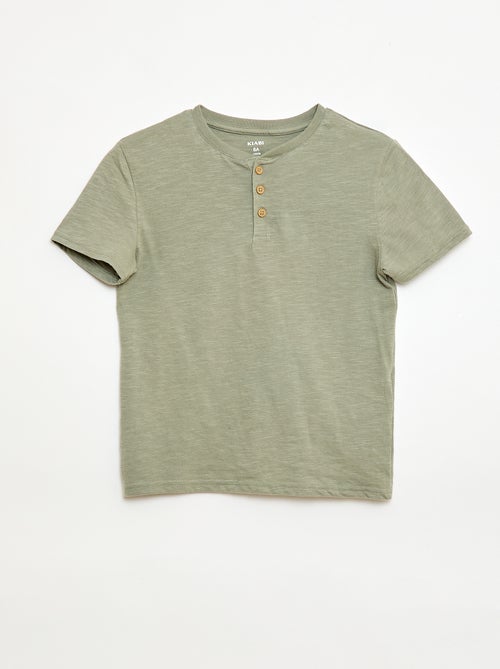 T-shirt met tuniekkraag - Kiabi