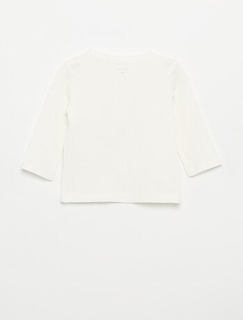 T-shirt met Tunisische kraag