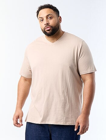 T-shirt met V-hals
