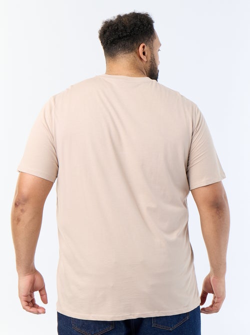 T-shirt met V-hals - Kiabi
