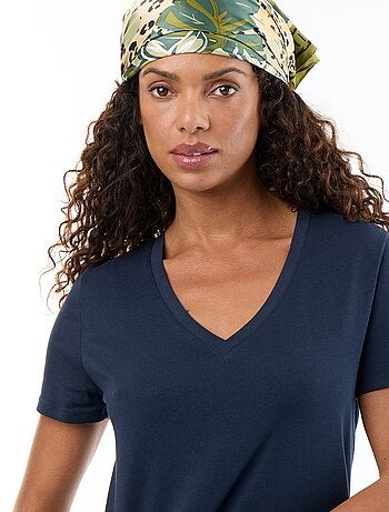 T-shirt met V-hals