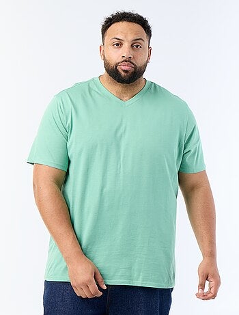 T-shirt met V-hals