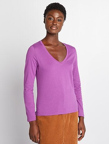Diepe v-hals t-shirt voor onder een overhemd | 3V Underwear
