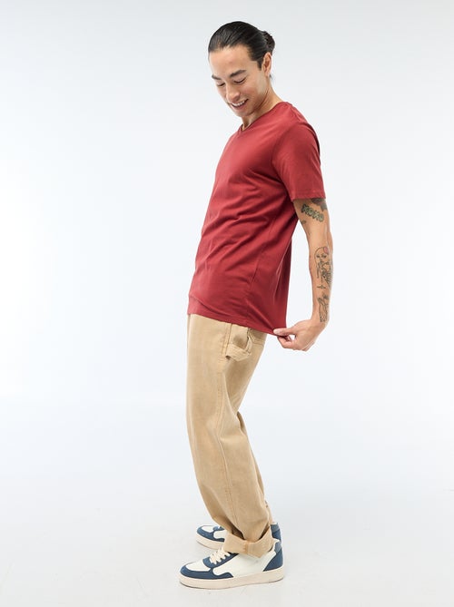 T-shirt met V-hals - Kiabi T-shirt met V-hals - Kiabi