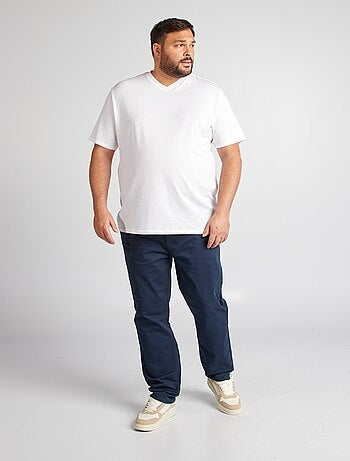 T-shirt met V-hals