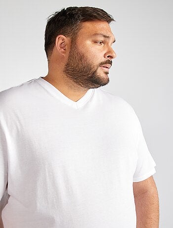 T-shirt met V-hals