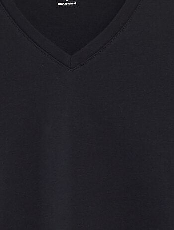 T-shirt met V-hals
