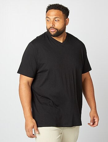 T-shirt met V-hals