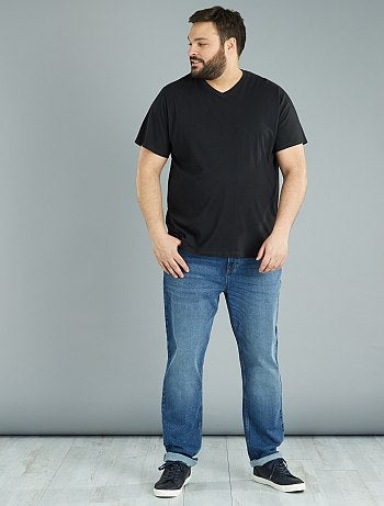 T-shirt met V-hals