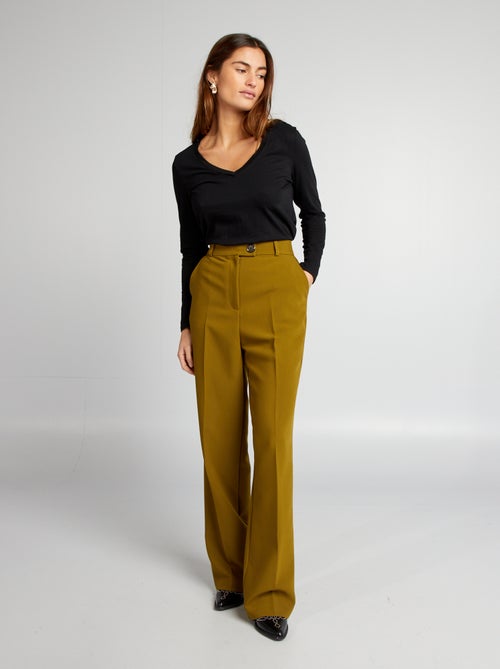 T-shirt met V-hals - Kiabi