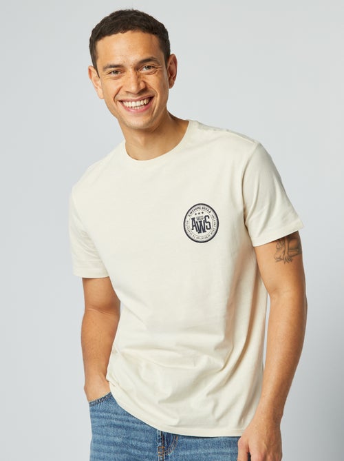 T-shirt met vaderdagprint - Kiabi