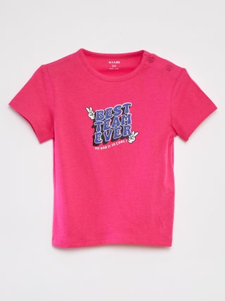 T-shirt met vaderdagprint