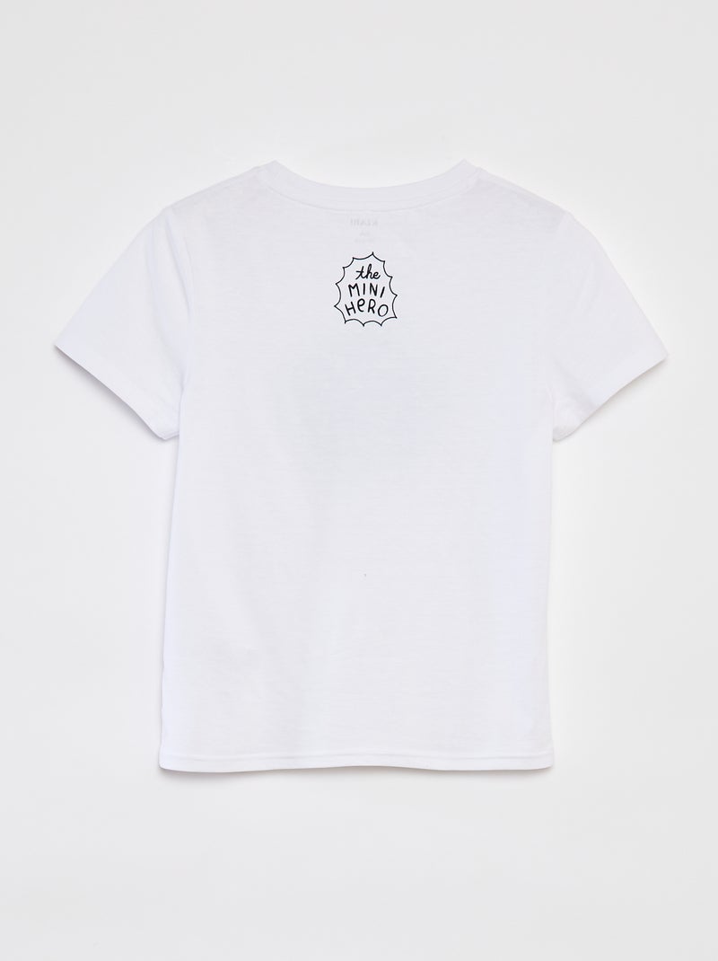 T-shirt met vaderdagprint Wit - Kiabi