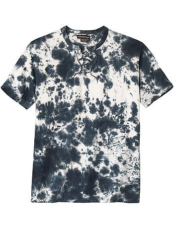 T-shirt met veterhals surf club - atlas for men