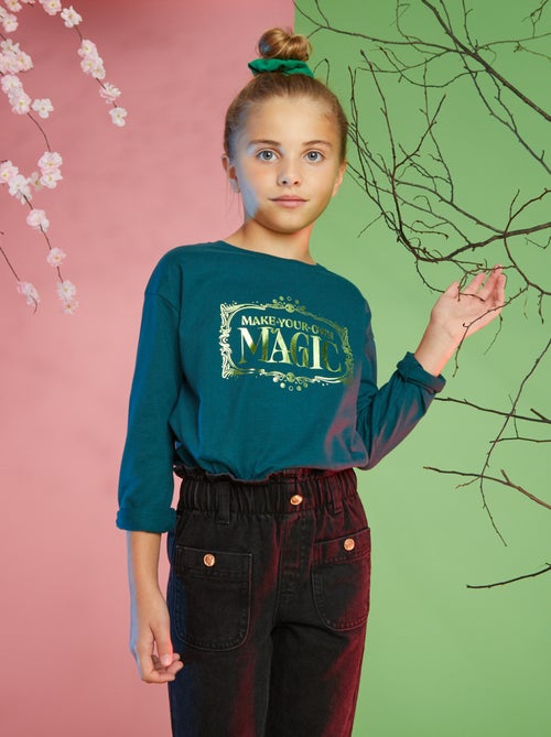 T-shirt met 'Wicked'-print - Kiabi