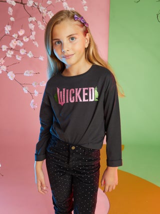 T-shirt met 'Wicked'-print