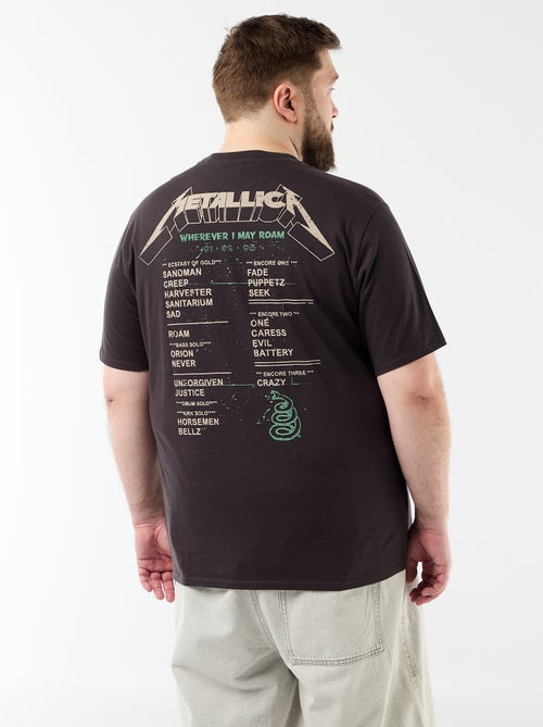 T-shirt Metallica à manches courtes - Kiabi