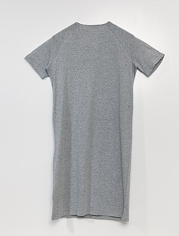 T-shirt mi long avec pressions aux épaules - So Easy