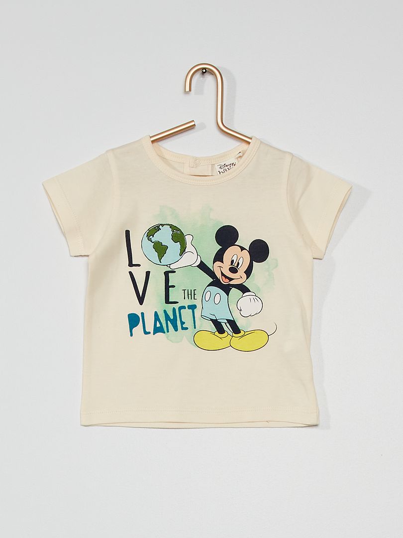 T-shirt 'Mickey' beige - Kiabi