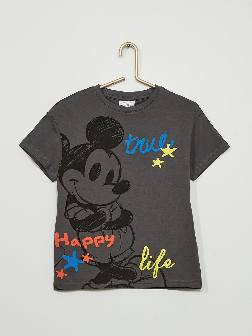 T-shirt 'Mickey' en jersey Gris - Kiabi