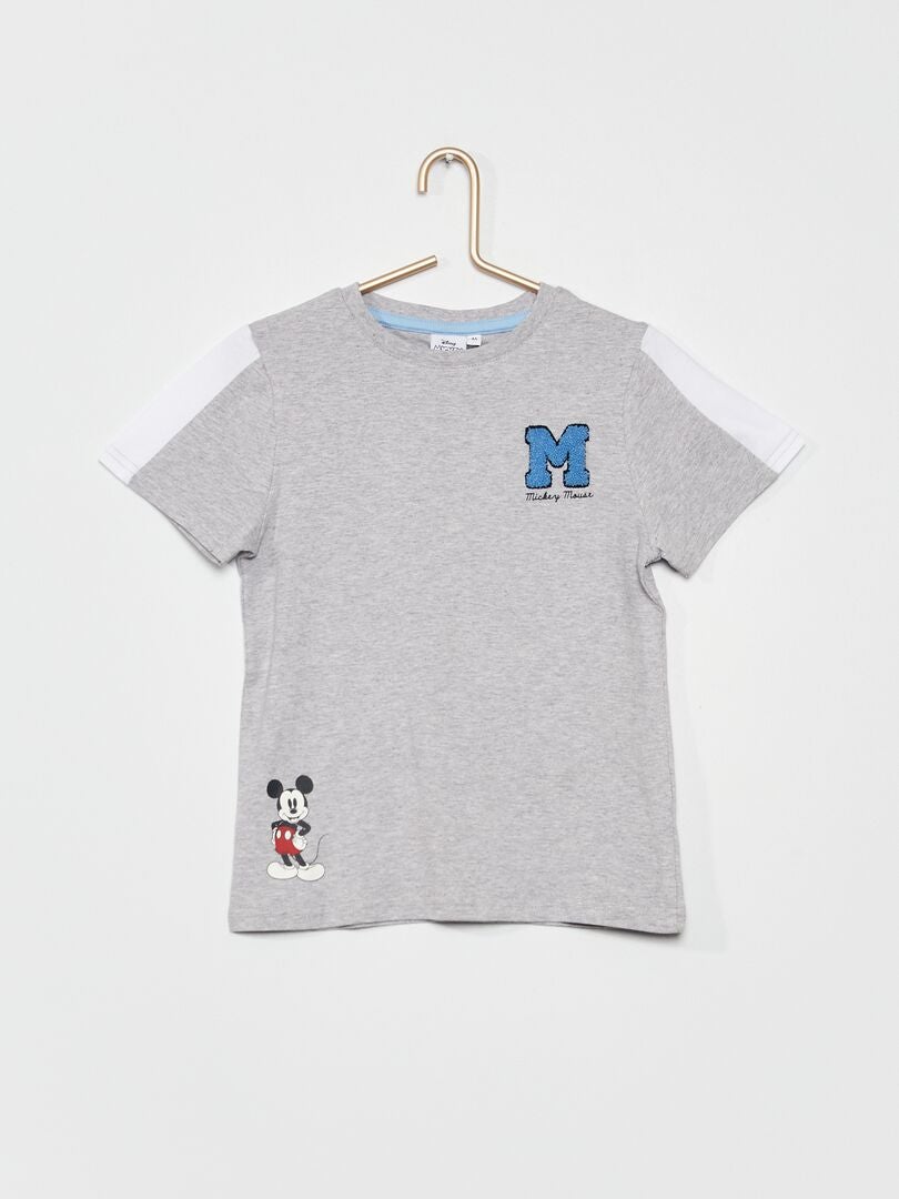 T-shirt 'Mickey' en jersey Gris - Kiabi