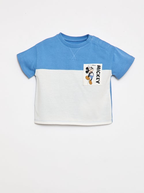 T-shirt 'Mickey' met borstzak 'Disney' - Kiabi