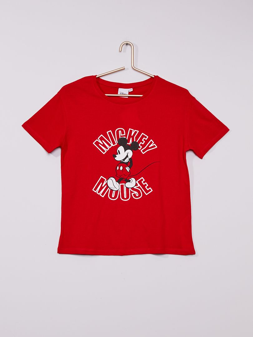 T-shirt 'Mickey' ROUGE - Kiabi