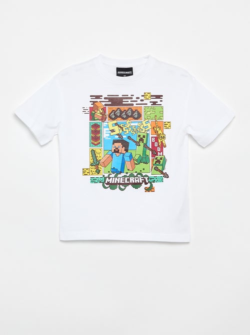 T-shirt 'Minecraft' à manches courtes - Kiabi