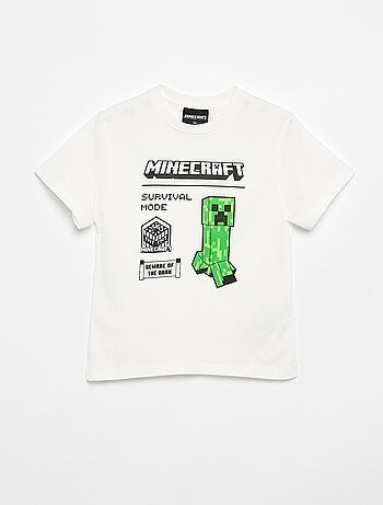 T-shirt 'Minecraft' à manches courtes