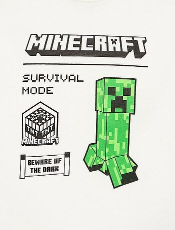 T-shirt 'Minecraft' à manches courtes