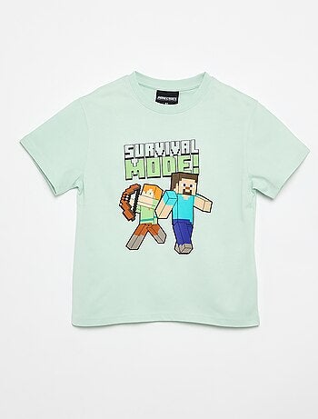 T-shirt 'Minecraft' à manches courtes