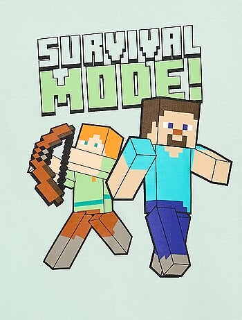 T-shirt 'Minecraft' à manches courtes