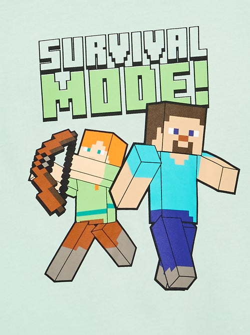 T-shirt 'Minecraft' à manches courtes - Kiabi