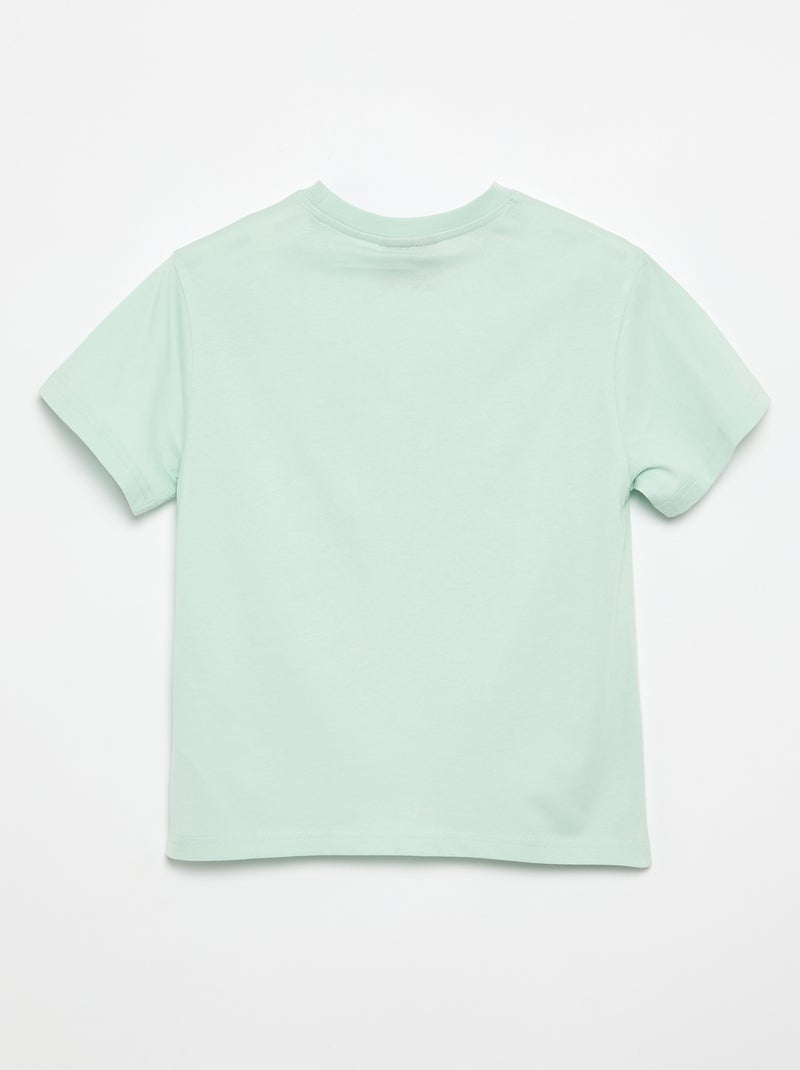 T-shirt 'Minecraft' à manches courtes Bleu - Kiabi